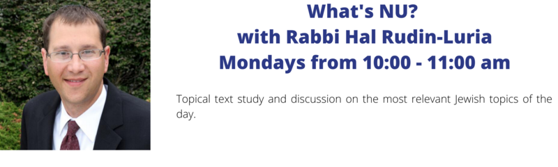 Banner Image for What's Nu? with Rabbi Hal Rudin-Luria